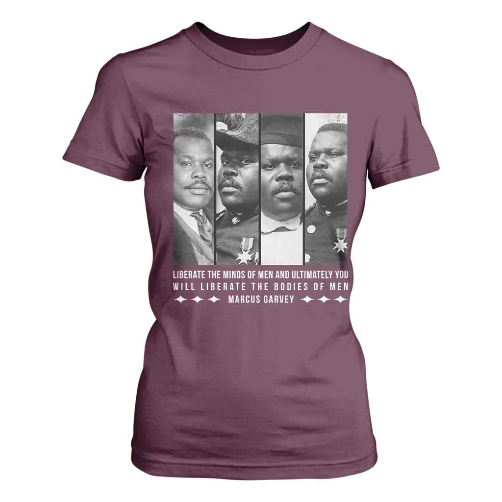 Marcus Garve Quote T Shirt For Women Liberate The Minds Of Men