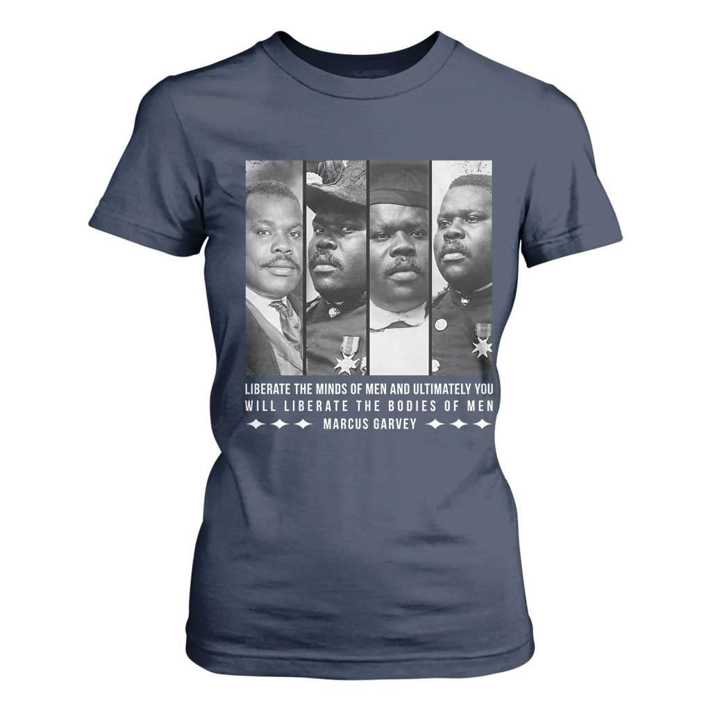 Marcus Garve Quote T Shirt For Women Liberate The Minds Of Men