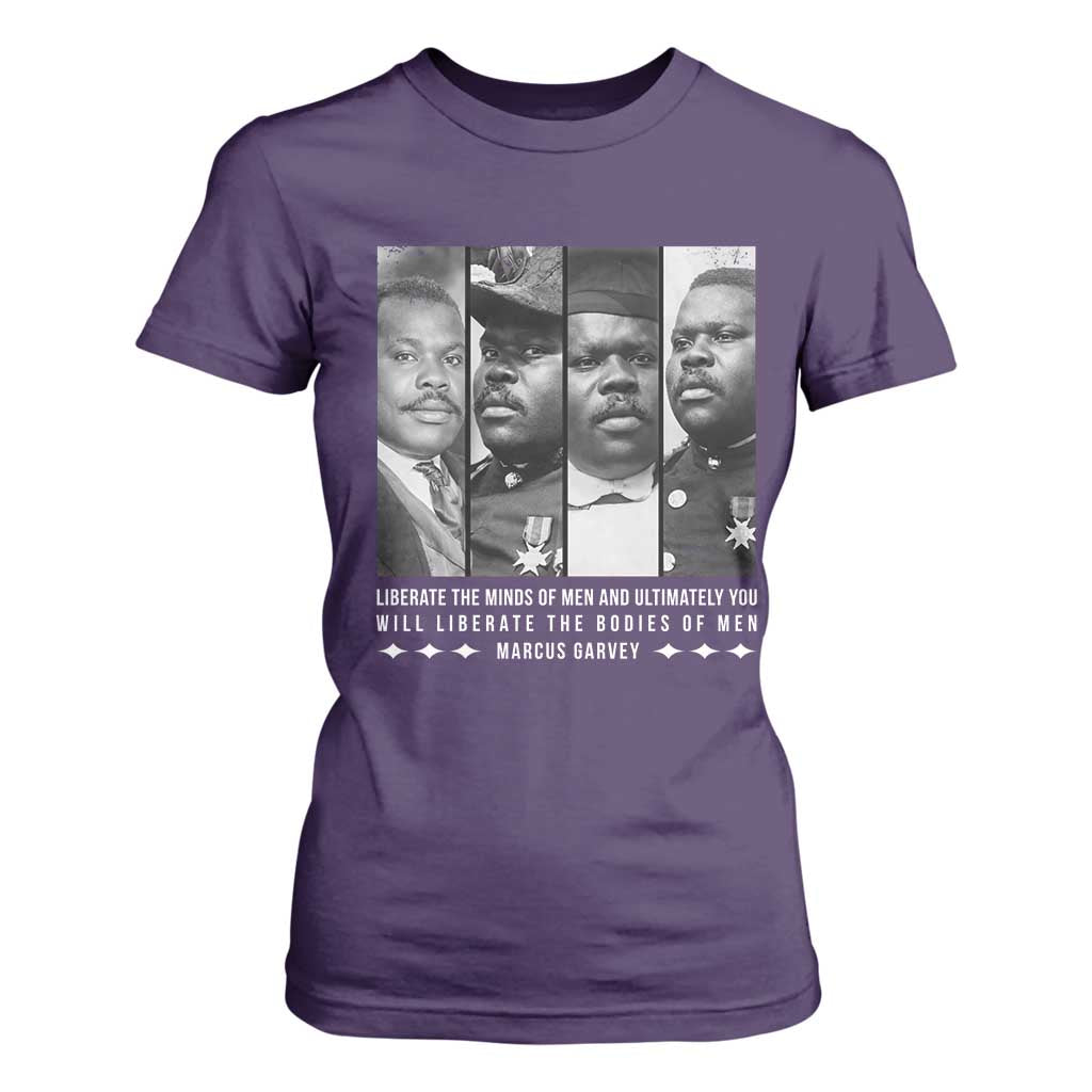 Marcus Garve Quote T Shirt For Women Liberate The Minds Of Men