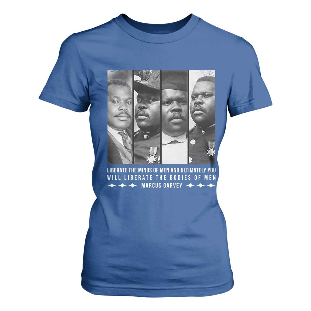 Marcus Garve Quote T Shirt For Women Liberate The Minds Of Men