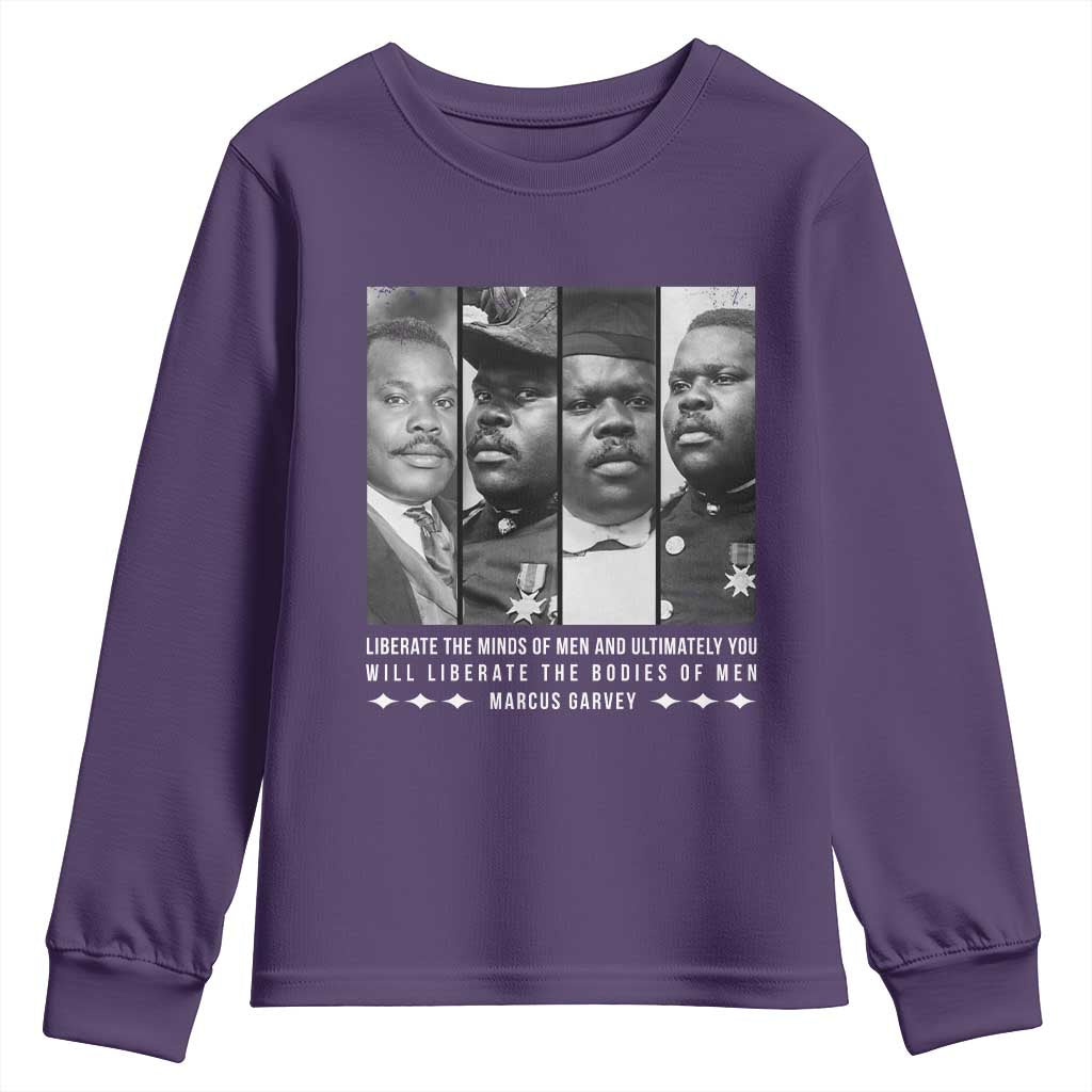 Marcus Garve Quote Youth Sweatshirt Liberate The Minds Of Men