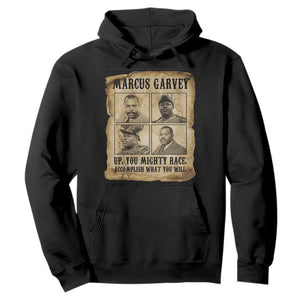 Vintage Marcus Garvey Hoodie Up You Mighty Race Quote