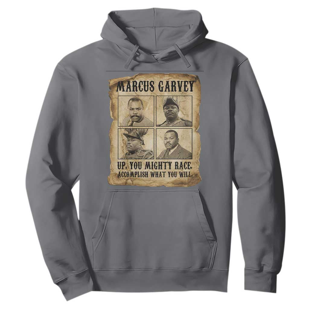 Vintage Marcus Garvey Hoodie Up You Mighty Race Quote