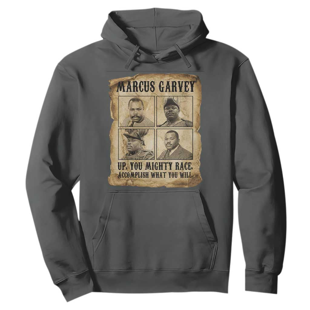 Vintage Marcus Garvey Hoodie Up You Mighty Race Quote