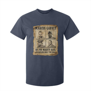 Vintage Marcus Garvey T Shirt For Kid Up You Mighty Race Quote