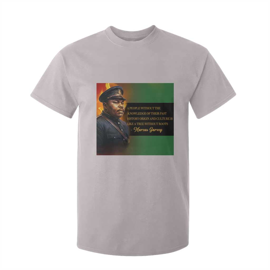 Marcus Garvey Pan African Flag T Shirt For Kid A People Without Knowledge Of Their Past Quote
