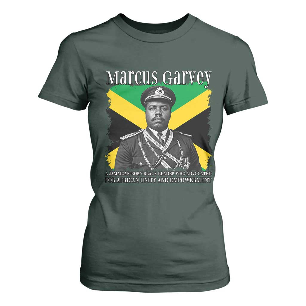 Marcus Garvey Jamaican National Hero T Shirt For Women Pan Africanism History Gift