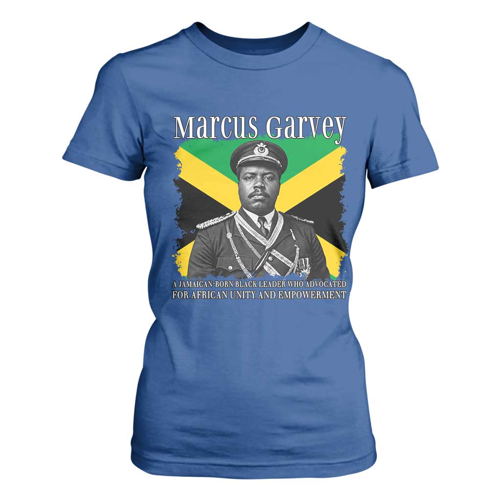 Marcus Garvey Jamaican National Hero T Shirt For Women Pan Africanism History Gift