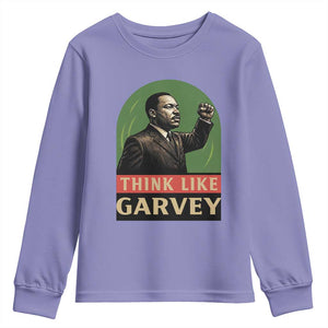 Think Like Garvey Youth Sweatshirt Civil Rights Leader Gift