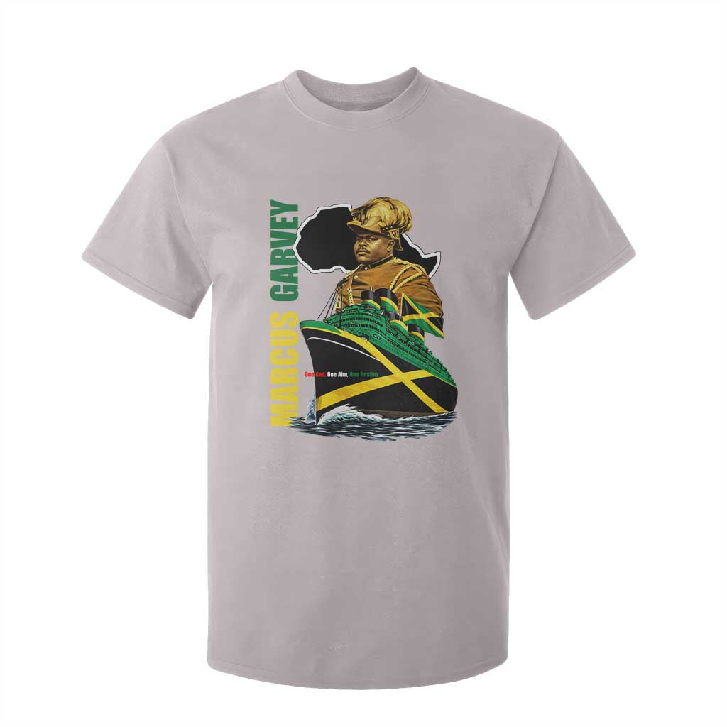 Marcus Garvey Jamaica Pride T Shirt For Kid One God One Aim One Destiny