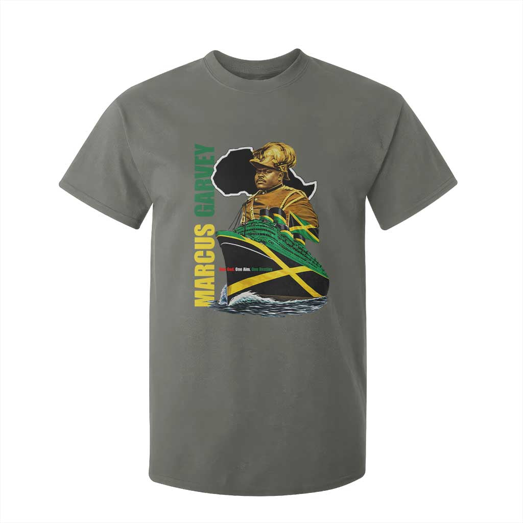 Marcus Garvey Jamaica Pride T Shirt For Kid One God One Aim One Destiny