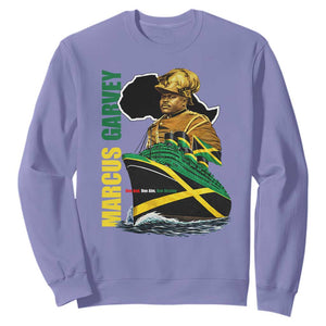 Marcus Garvey Jamaica Pride Sweatshirt One God One Aim One Destiny