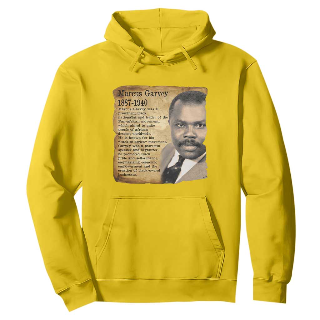 Marcus Garvey Hoodie Strong Black History Leader
