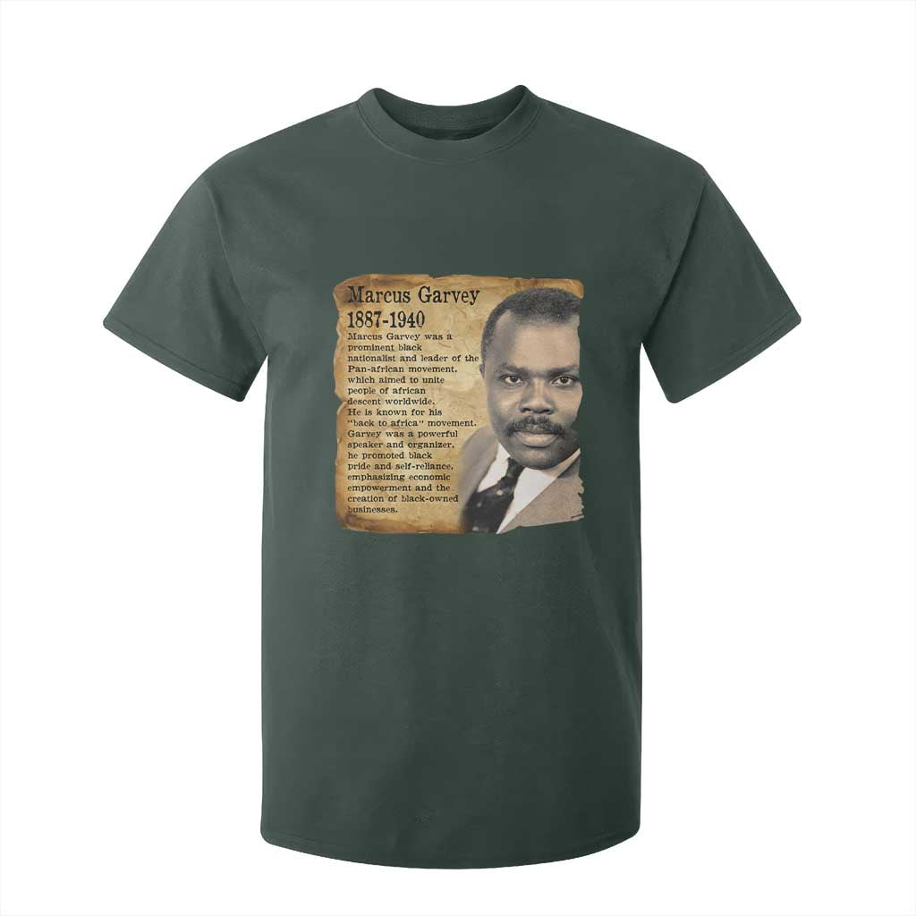 Marcus Garvey T Shirt For Kid Strong Black History Leader