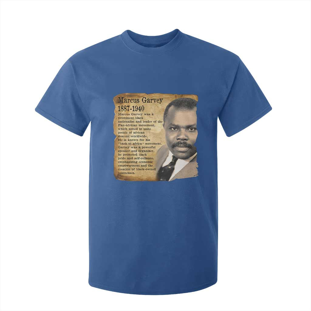 Marcus Garvey T Shirt For Kid Strong Black History Leader