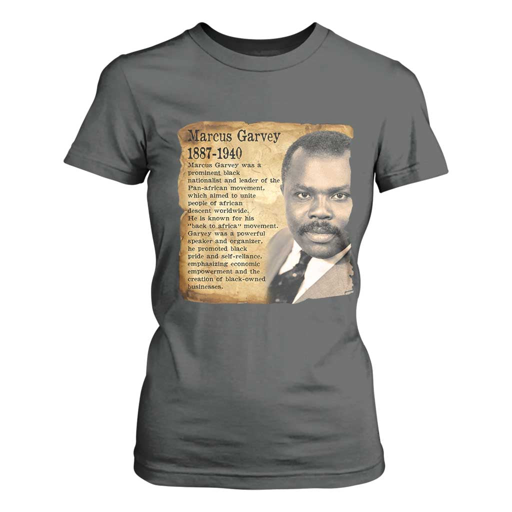 Marcus Garvey T Shirt For Women Strong Black History Leader