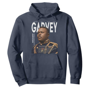 Vintage Black History Hero Marcus Garvey Hoodie Black Pride