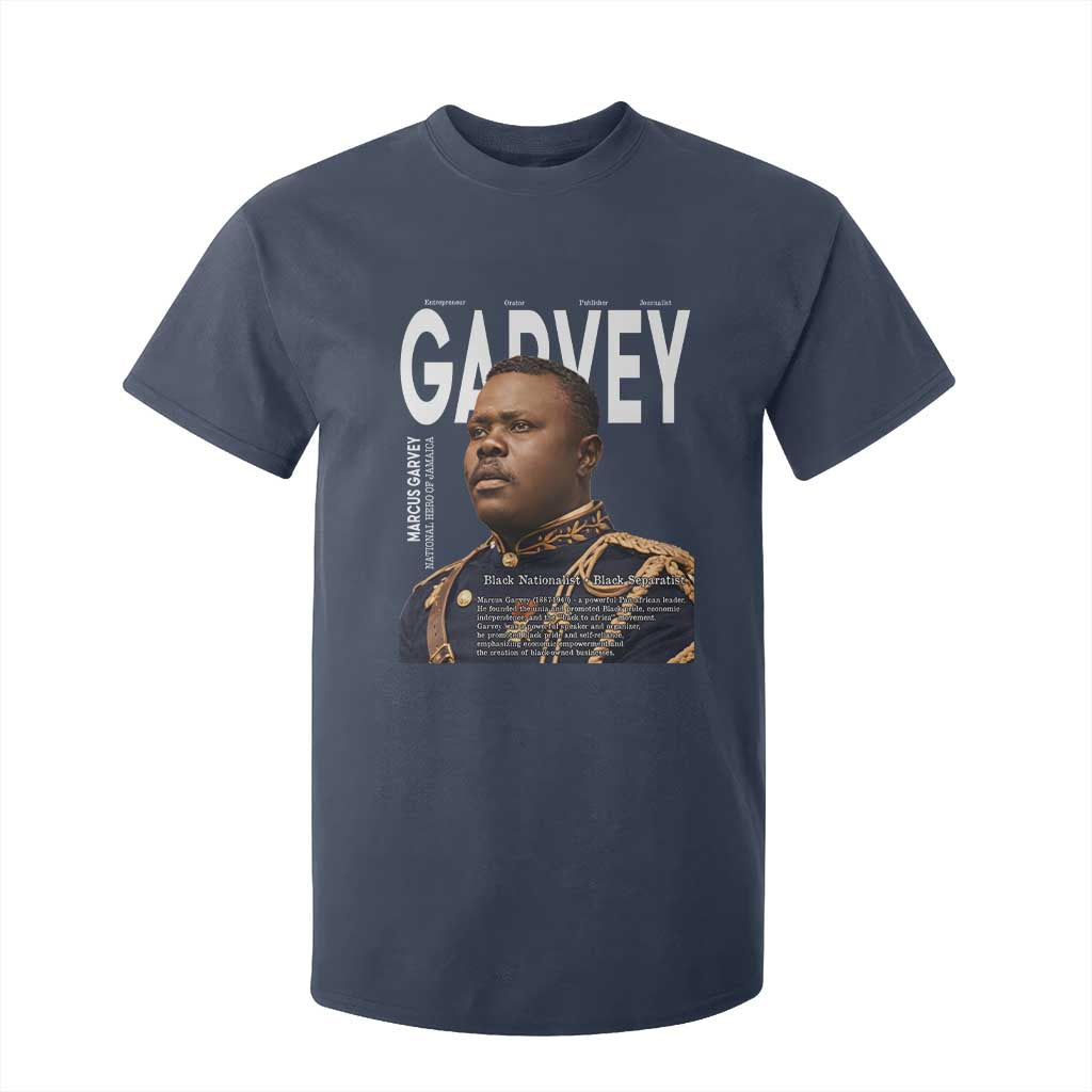 Vintage Black History Hero Marcus Garvey T Shirt For Kid Black Pride
