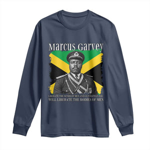 Marcus Garvey Liberation Quote Long Sleeve Shirt Liberate The Minds Of Men