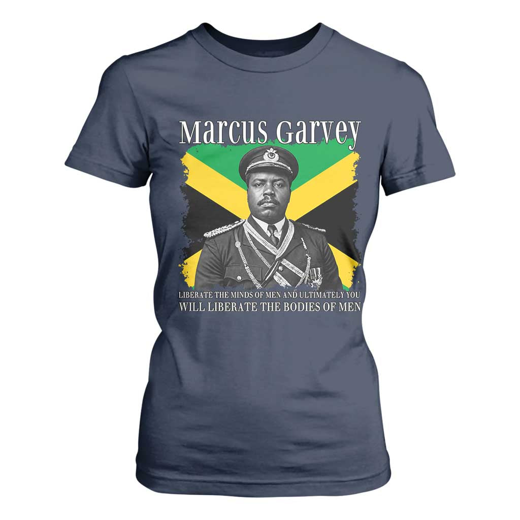 Marcus Garvey Liberation Quote T Shirt For Women Liberate The Minds Of Men