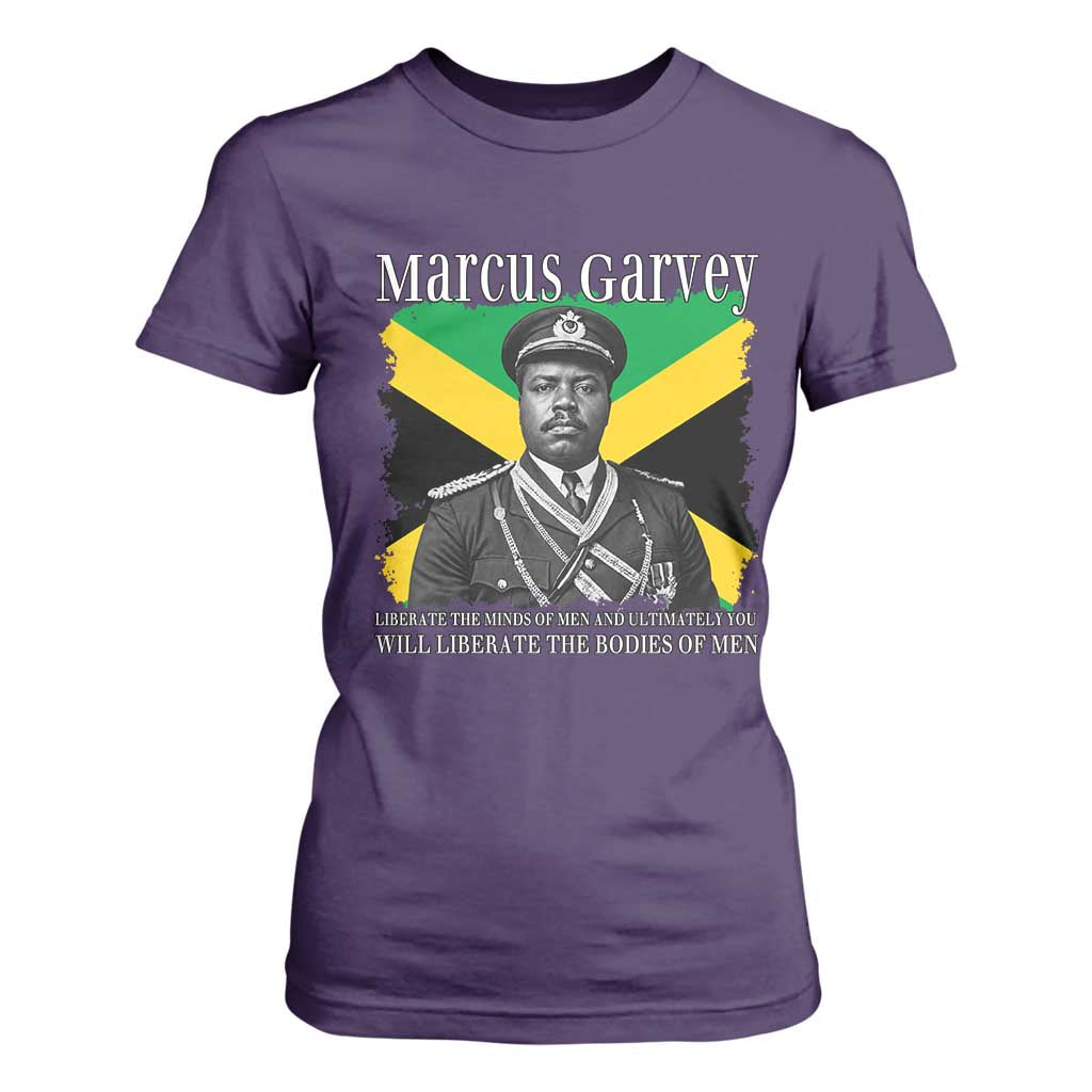 Marcus Garvey Liberation Quote T Shirt For Women Liberate The Minds Of Men