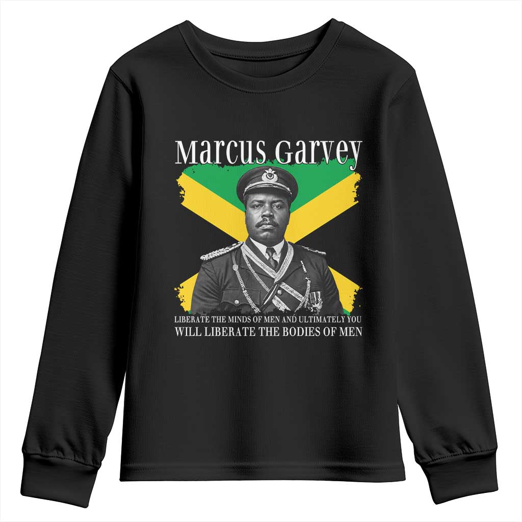 Marcus Garvey Liberation Quote Youth Sweatshirt Liberate The Minds Of Men