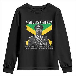 Marcus Garvey Liberation Quote Youth Sweatshirt Liberate The Minds Of Men