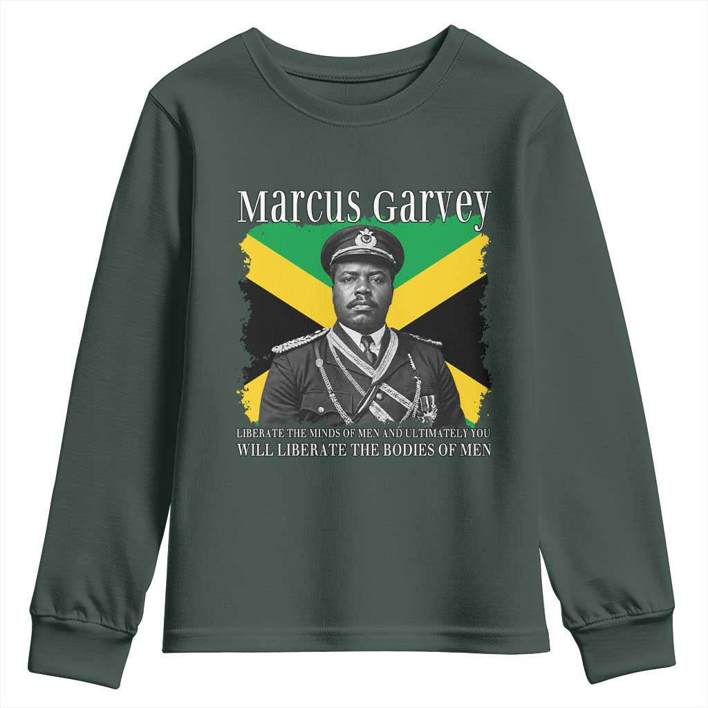 Marcus Garvey Liberation Quote Youth Sweatshirt Liberate The Minds Of Men