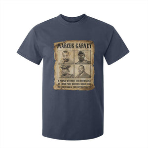 Vintage Marcus Garvey Quote T Shirt For Kid A People Without Knowledge Of Their Past