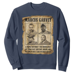 Vintage Marcus Garvey Quote Sweatshirt A People Without Knowledge Of Their Past