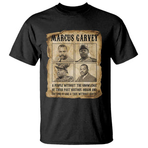 Vintage Marcus Garvey Quote T Shirt A People Without Knowledge Of Their Past
