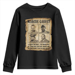 Vintage Marcus Garvey Quote Youth Sweatshirt A People Without Knowledge Of Their Past