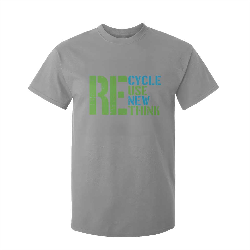 Recycle Reuse Renew Rethink T Shirt For Kid Earth Day