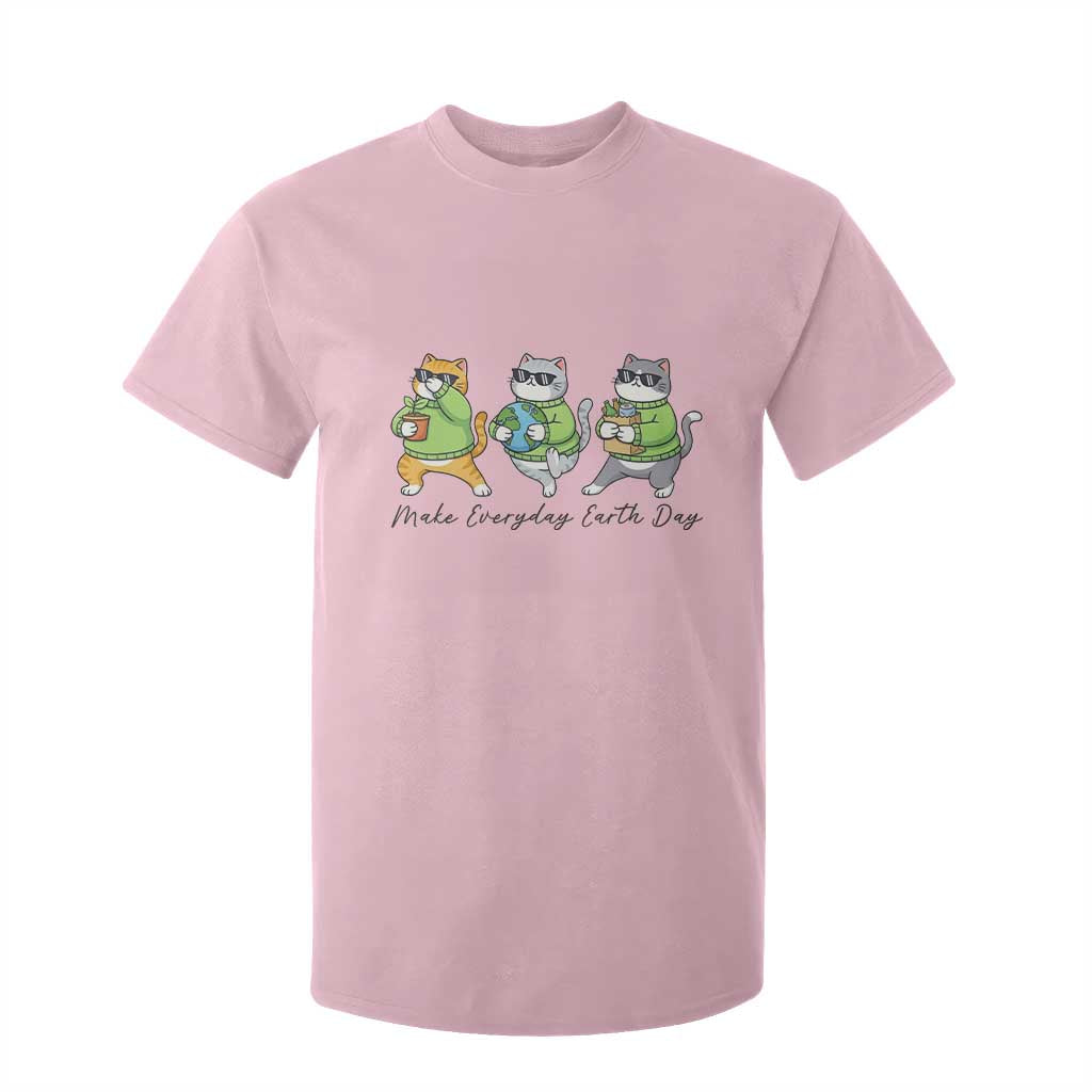 Make Everyday Earth Day T Shirt For Kid Eco Friendly Cat Lover