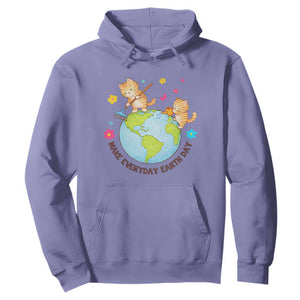 Make Everyday Earth Day Hoodie Funny Cat Lover Gift