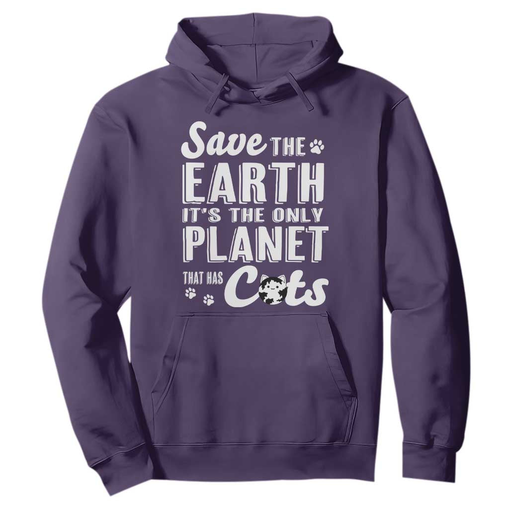 Earth Day Cat Lover Hoodie Save Earth Its The Only Planet With Cats