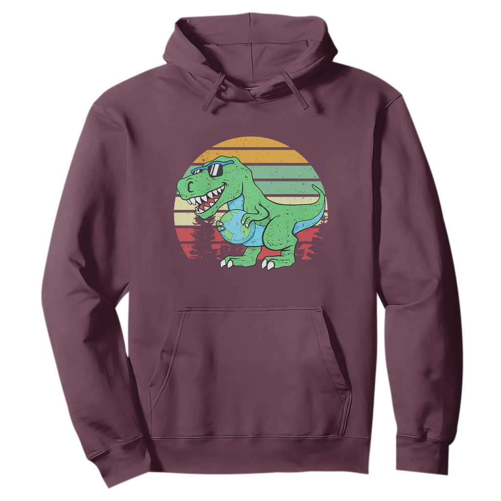 Funny Earth Day Dinosaur Lover Hoodie Save The Planet