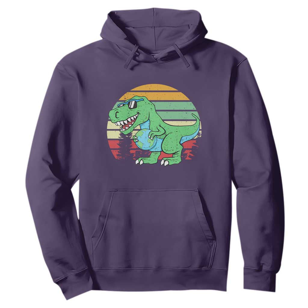 Funny Earth Day Dinosaur Lover Hoodie Save The Planet