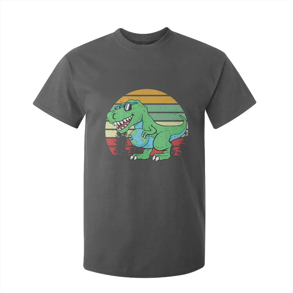 Funny Earth Day Dinosaur Lover T Shirt For Kid Save The Planet