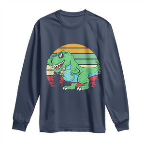 Funny Earth Day Dinosaur Lover Long Sleeve Shirt Save The Planet