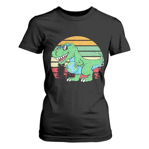Funny Earth Day Dinosaur Lover T Shirt For Women Save The Planet