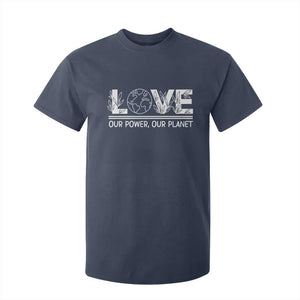 Our Power Our Planet T Shirt For Kid Earth Day Eco Friendly