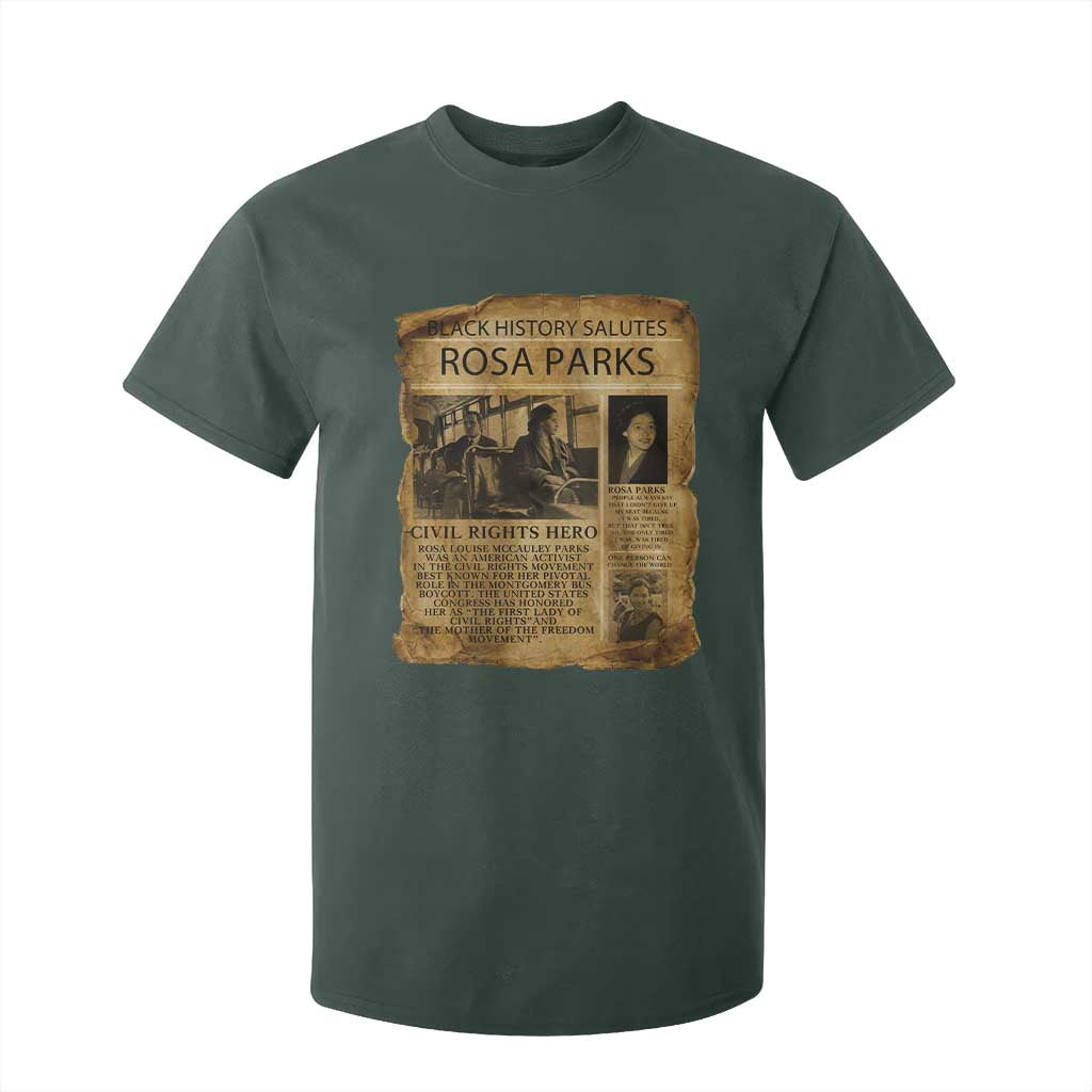 Rosa Parks T Shirt For Kid Female Empowerment History Gift