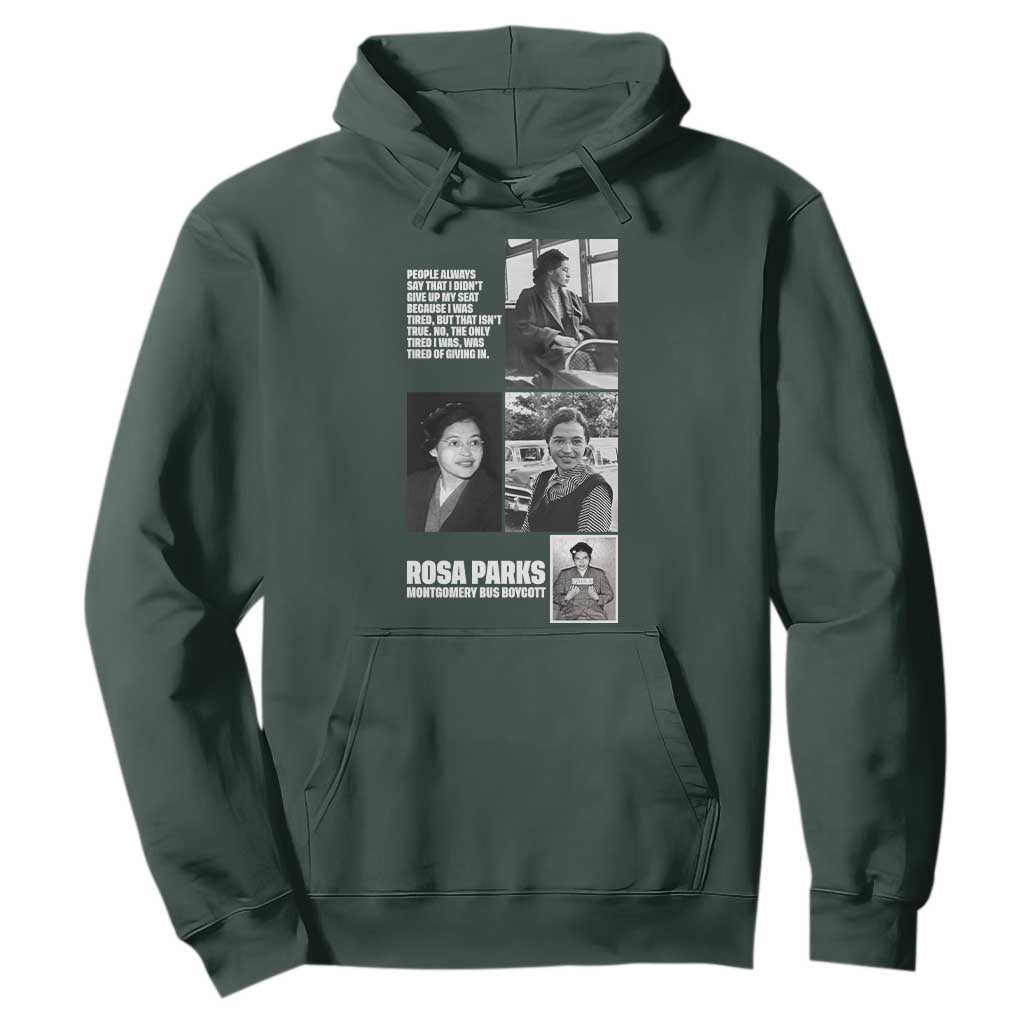 Rosa Parks Hoodie Strong Black Woman Leader