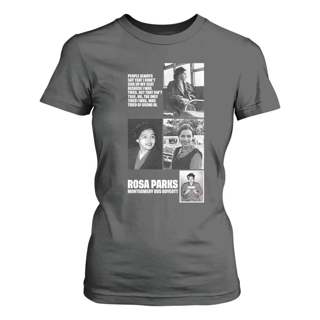 Rosa Parks T Shirt For Women Strong Black Woman Leader