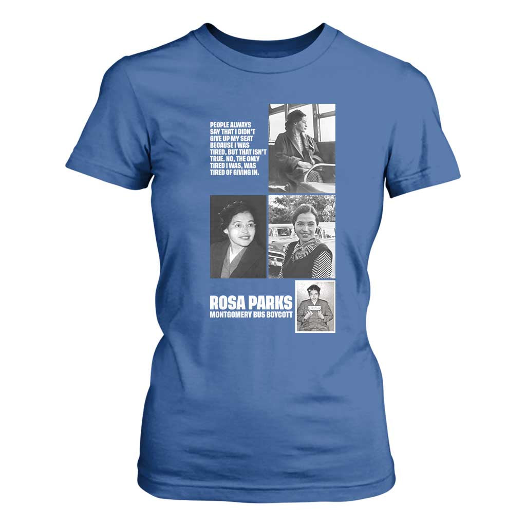 Rosa Parks T Shirt For Women Strong Black Woman Leader