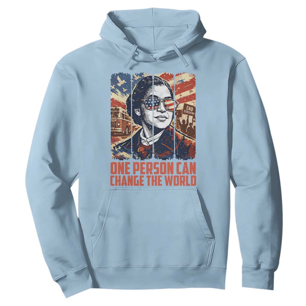 Rosa Parks Civil Rights Legacy Hoodie One Person Can Change The World