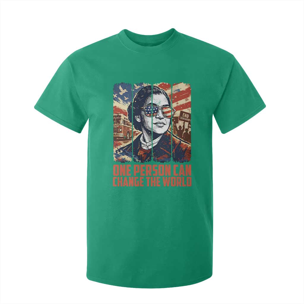 Rosa Parks Civil Rights Legacy T Shirt For Kid One Person Can Change The World