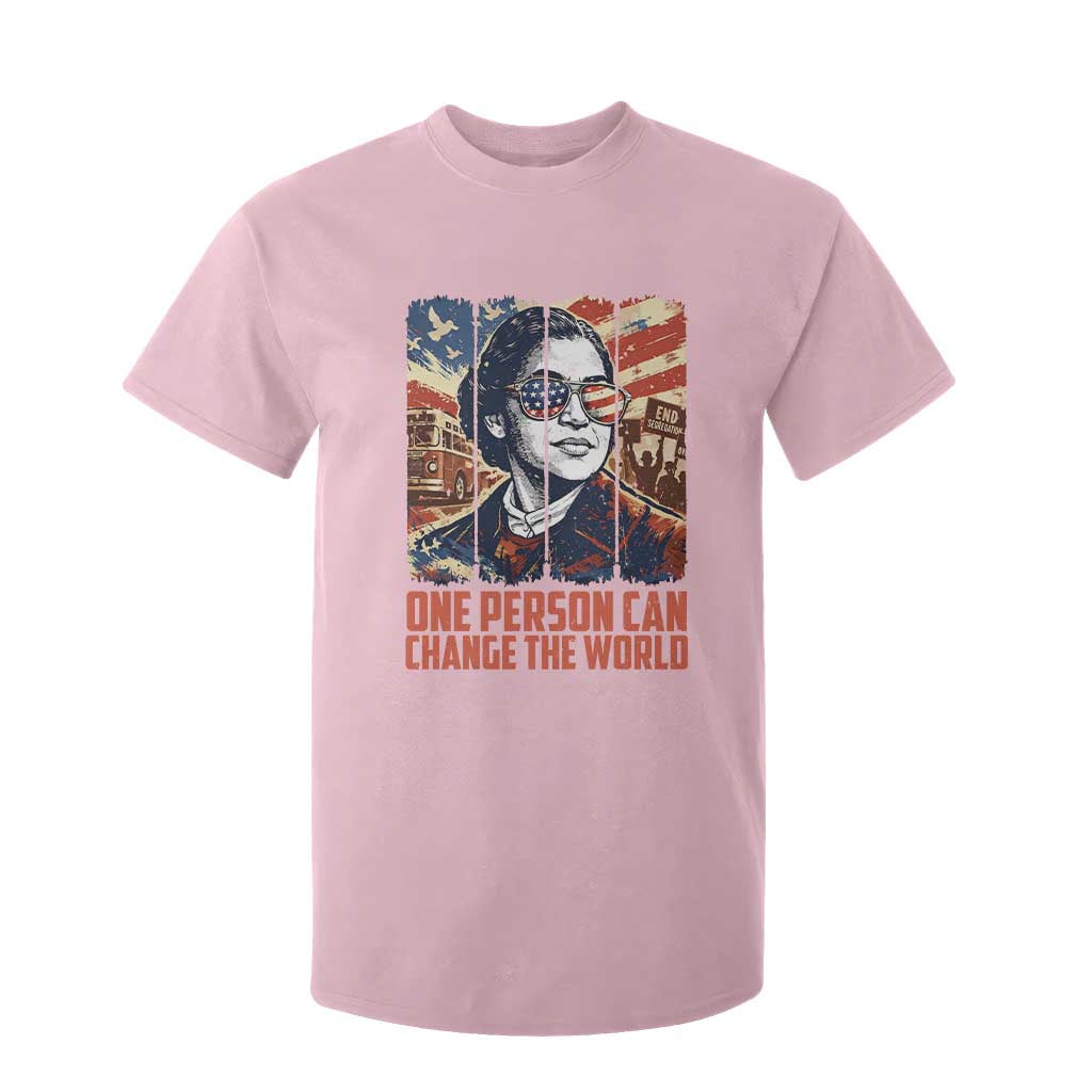 Rosa Parks Civil Rights Legacy T Shirt For Kid One Person Can Change The World