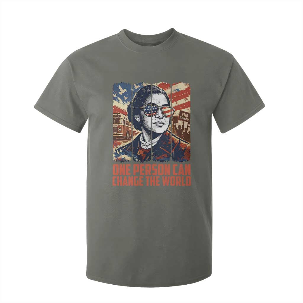 Rosa Parks Civil Rights Legacy T Shirt For Kid One Person Can Change The World